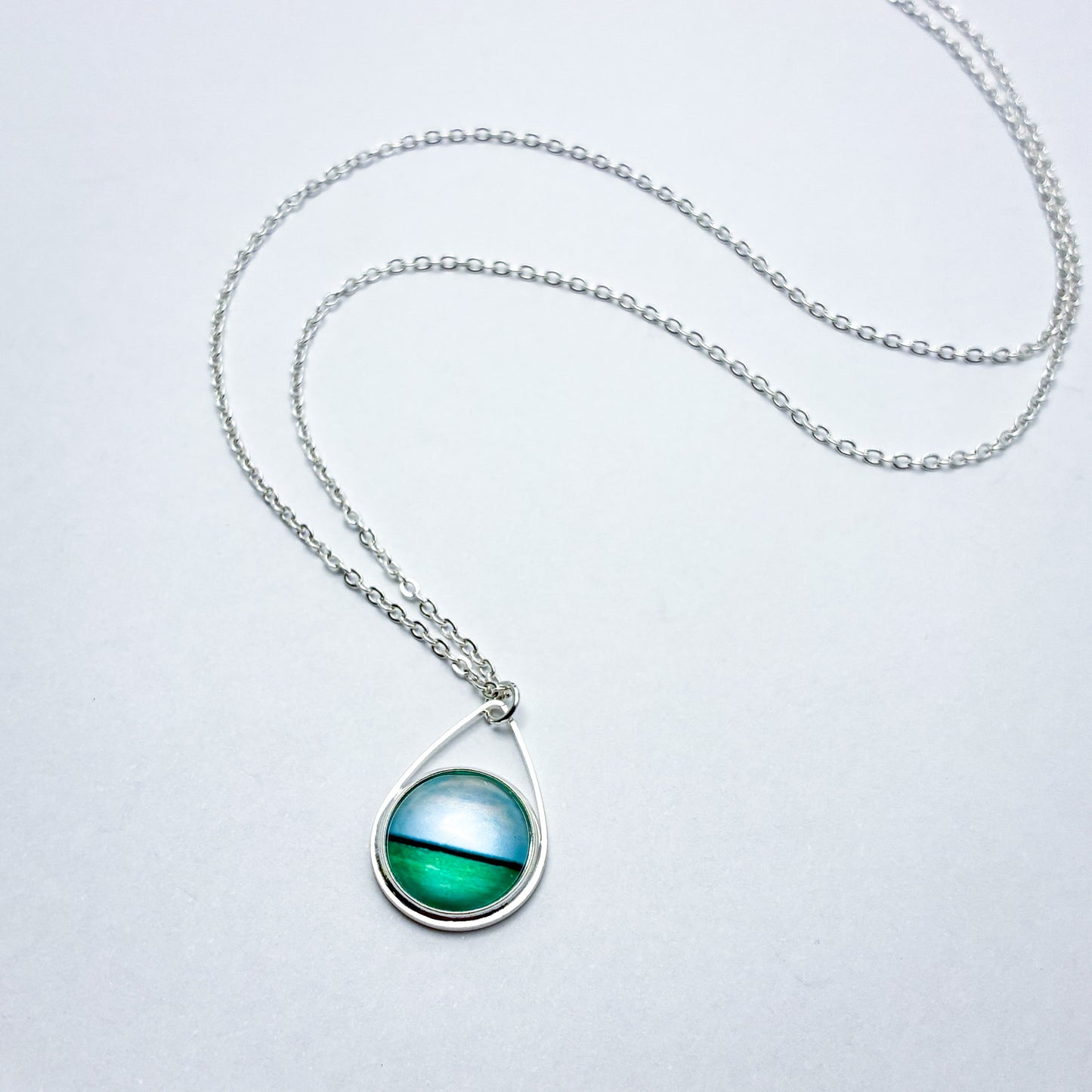Teardrop Pendant - Horizon