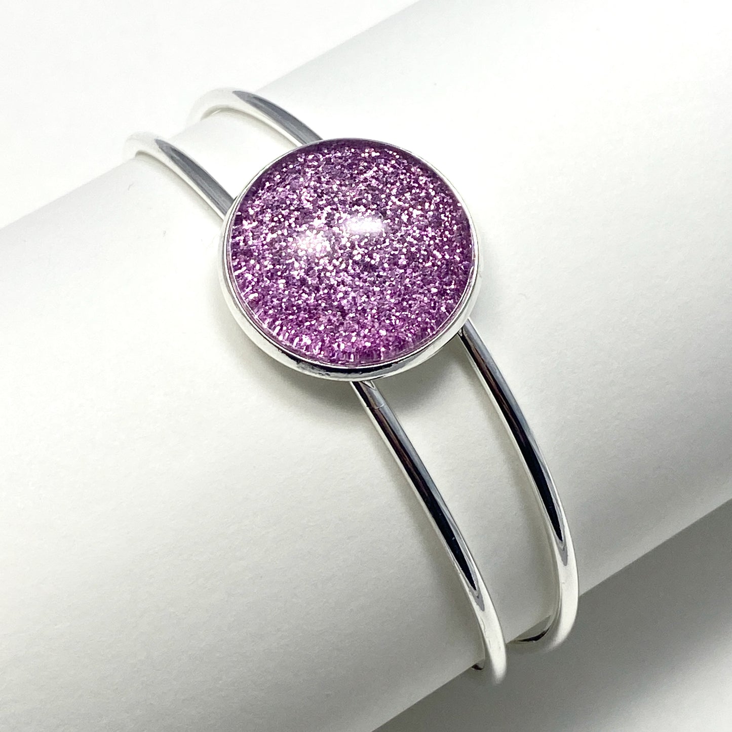 Shimmer Bangle Bracelets - 8 Colors