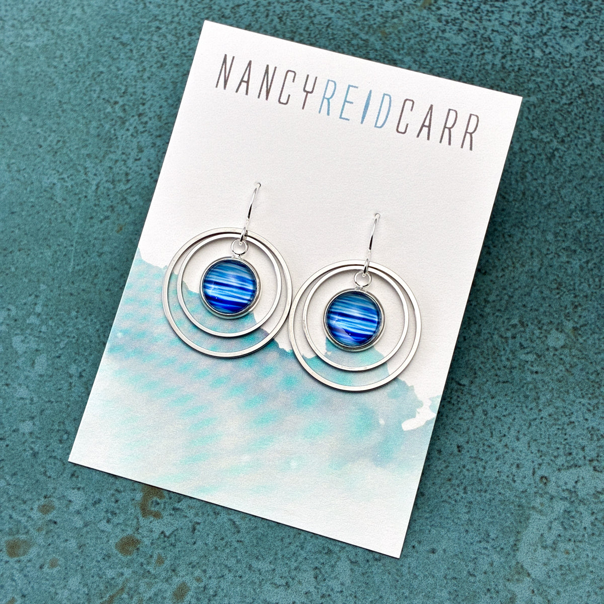 Calm Waters - Orbit Drop Earrings - 3 Styles