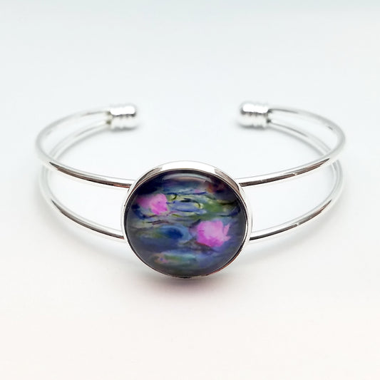 Monet Lilies - Bangle Bracelet