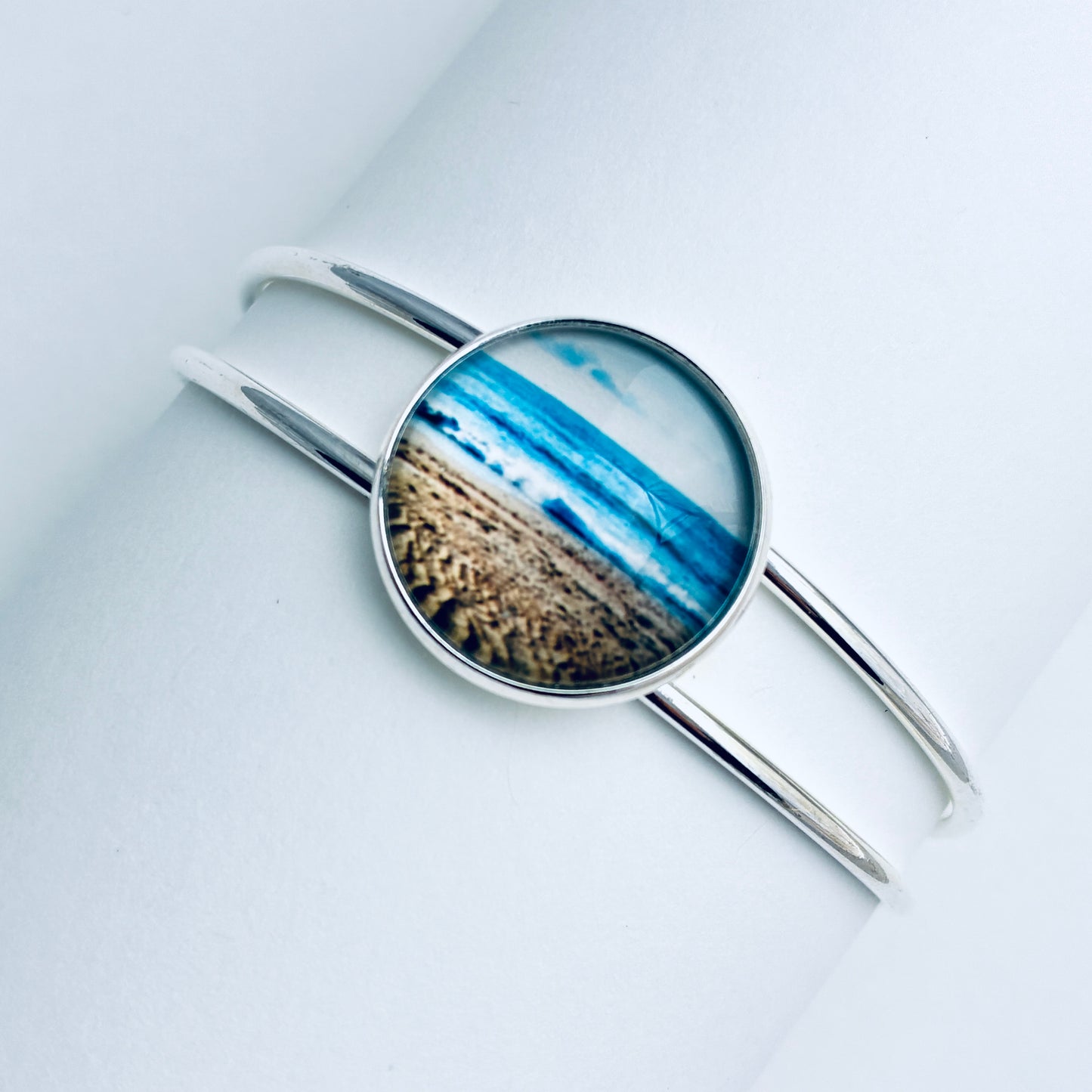 Breaking Waves - Bangle Bracelet