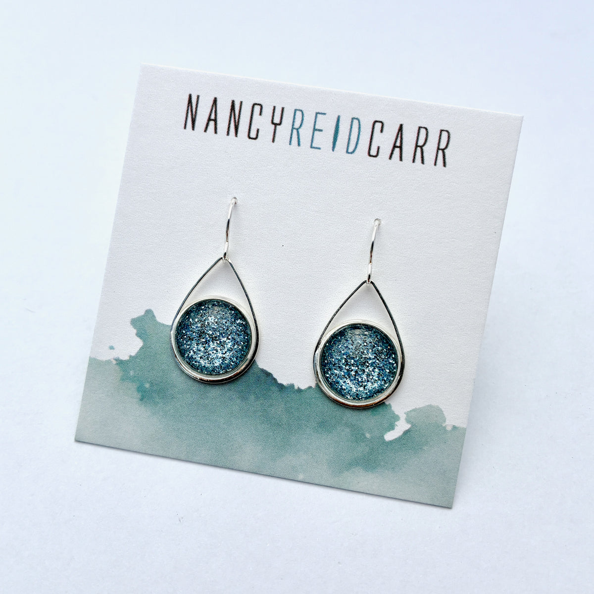 Glacier Shimmer Teardrop Earrings - 3 Styles!