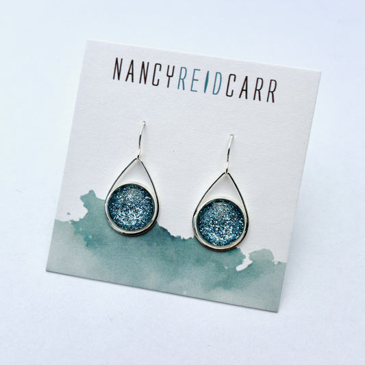 Glacier Shimmer Teardrop Earrings - 3 Styles!