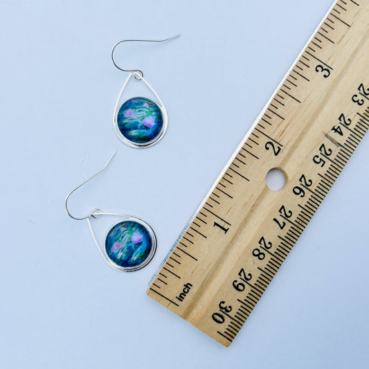 Monet Lily Teardrop Earrings
