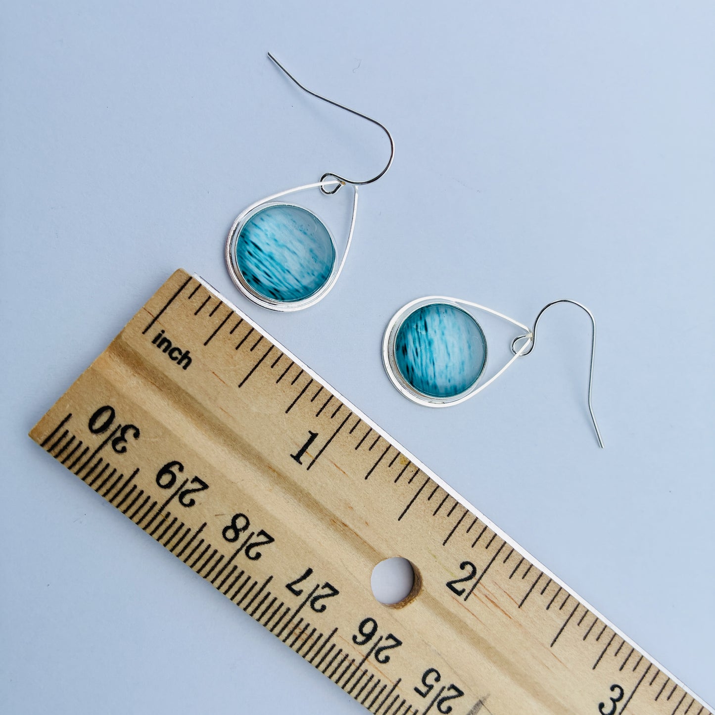 Aquamarine Teardrop Earrings