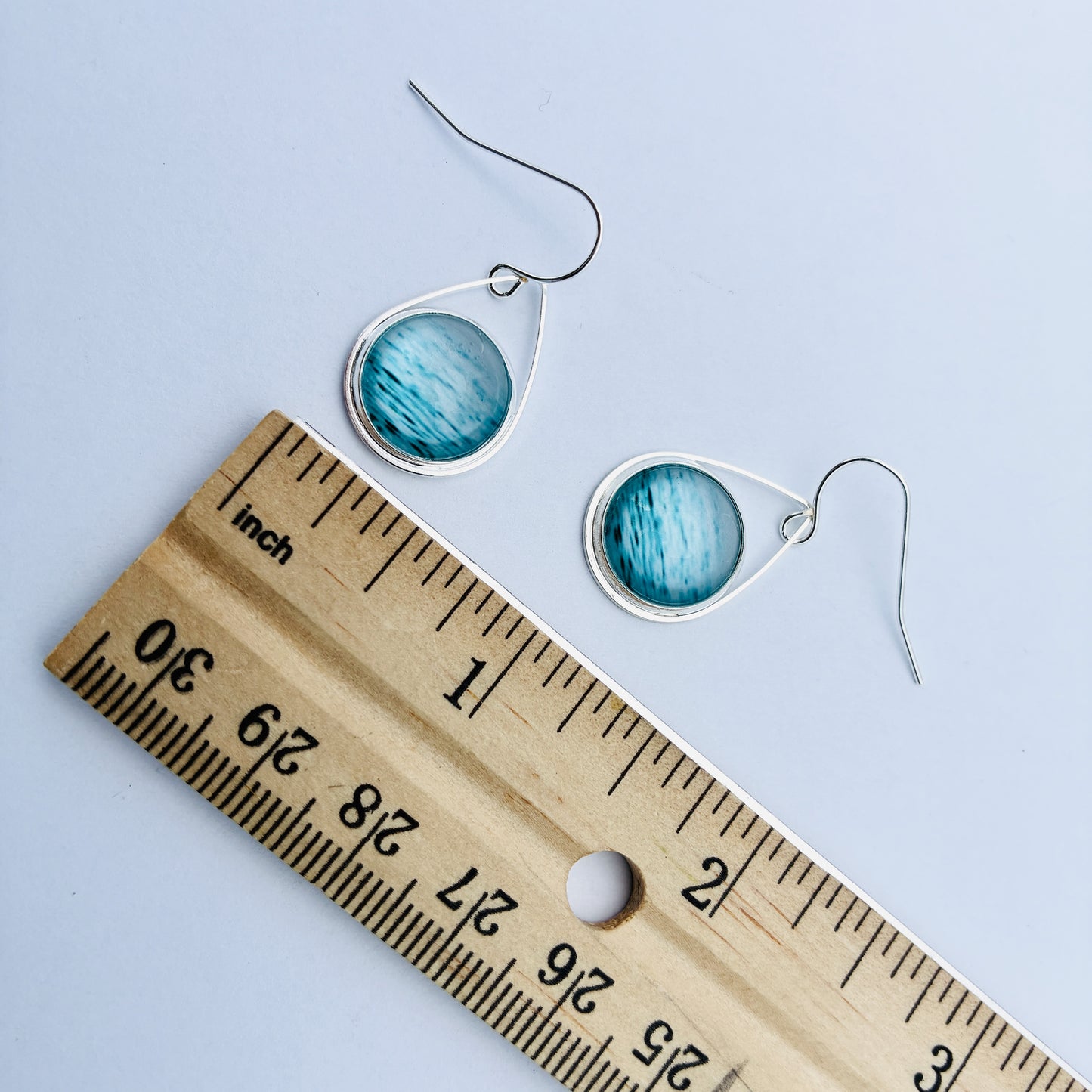 Aquamarine Teardrop Earrings