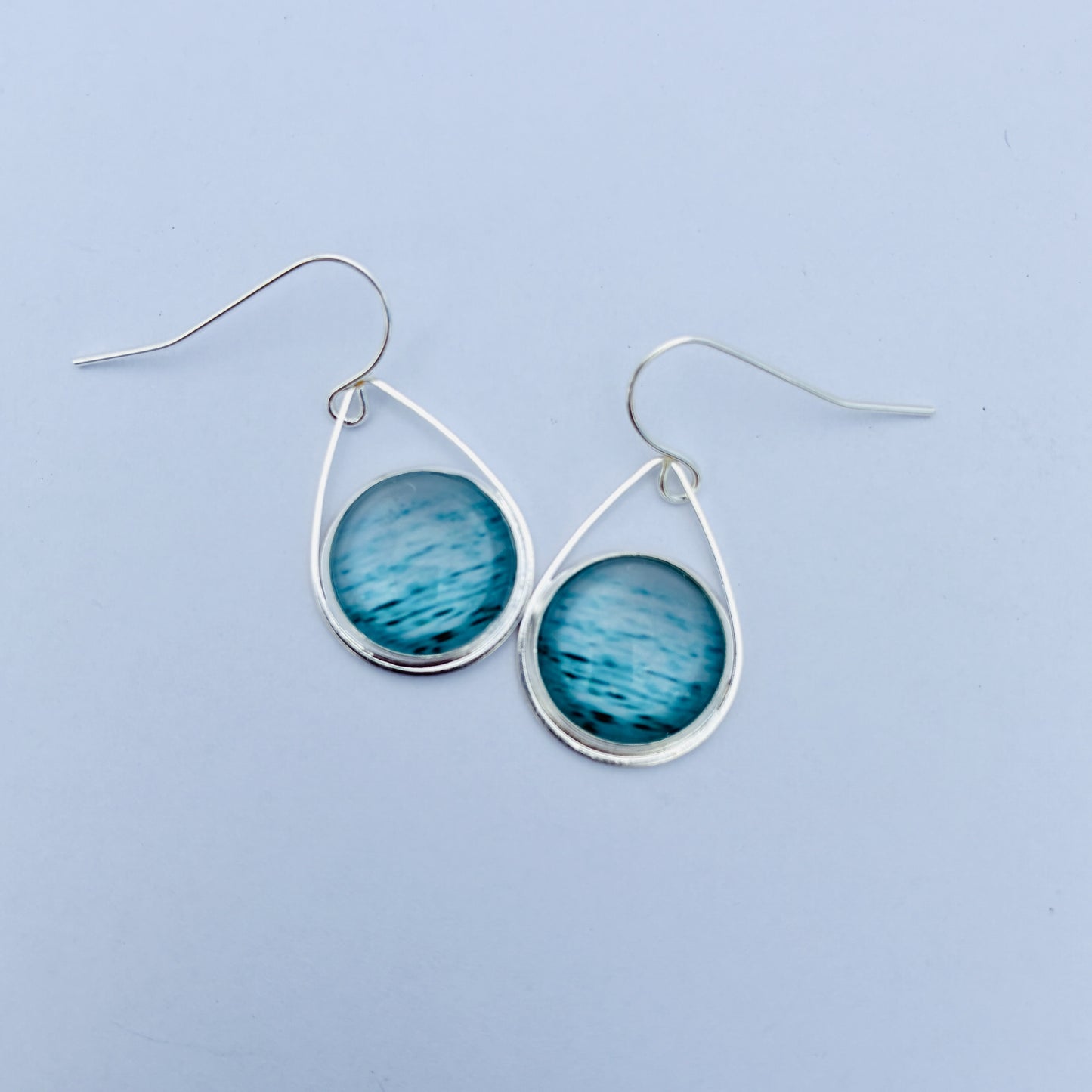Aquamarine Teardrop Earrings