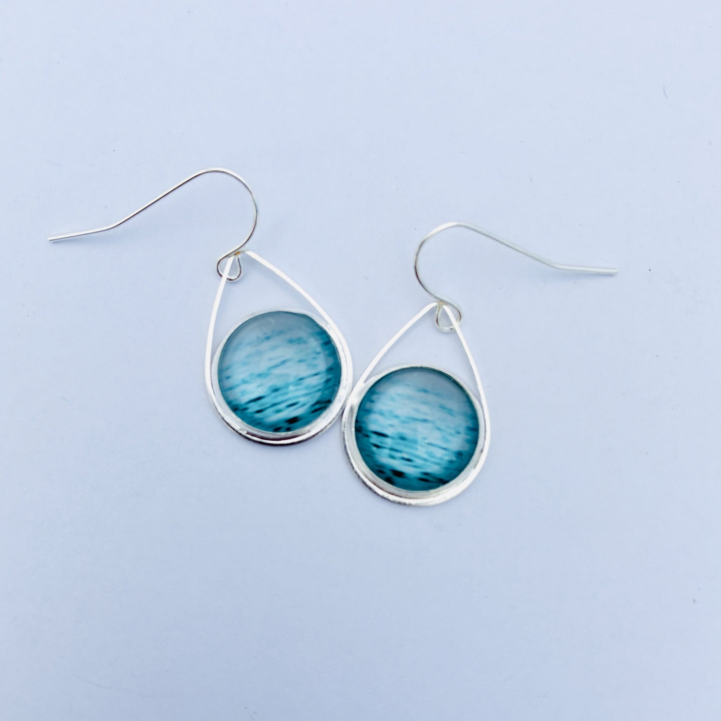 Aquamarine Teardrop Earrings
