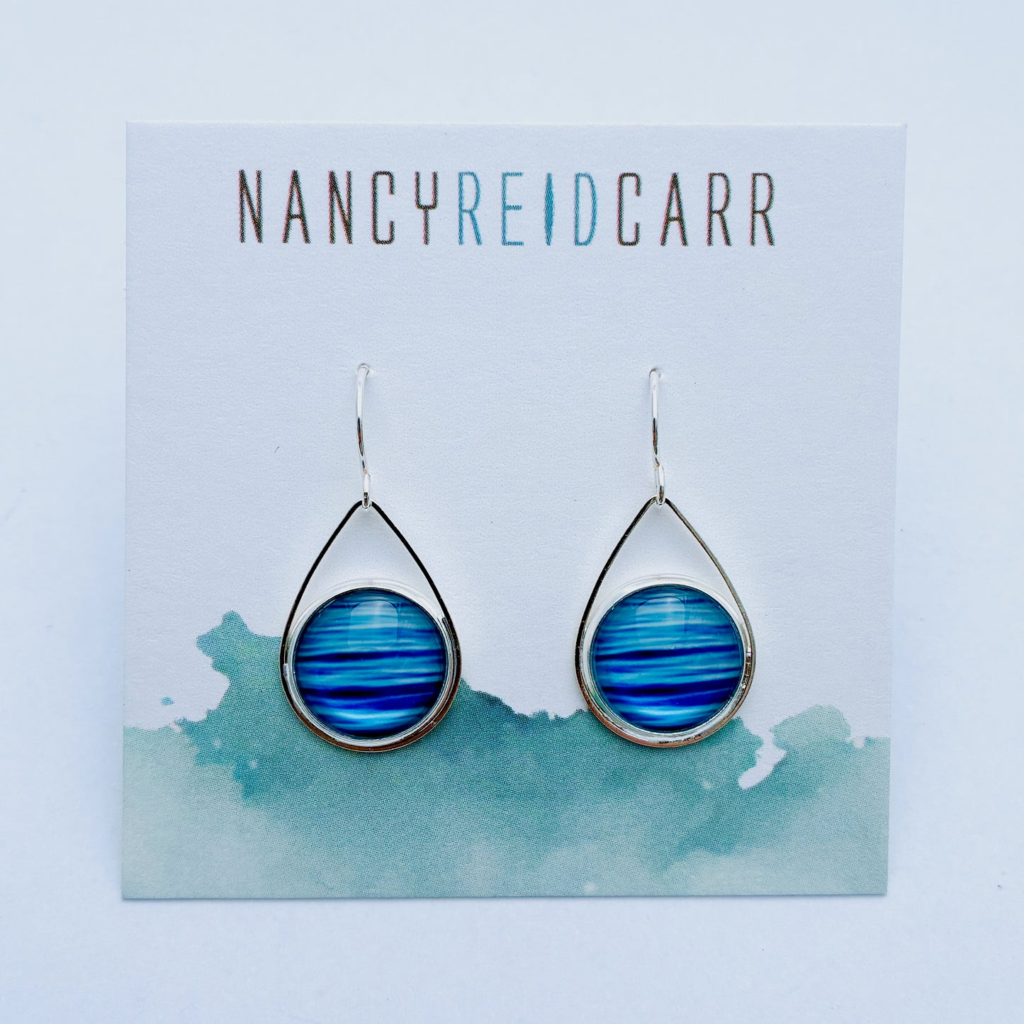 Calm Waters Teardrop Earrings