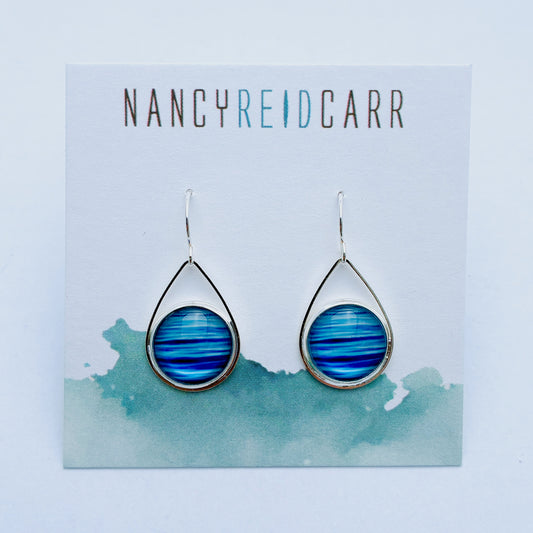 Calm Waters Teardrop Earrings