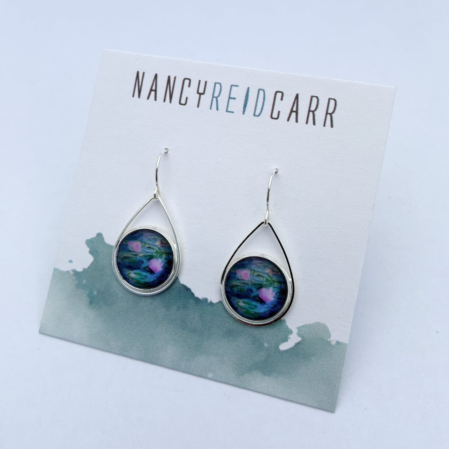 Monet Lily Teardrop Earrings