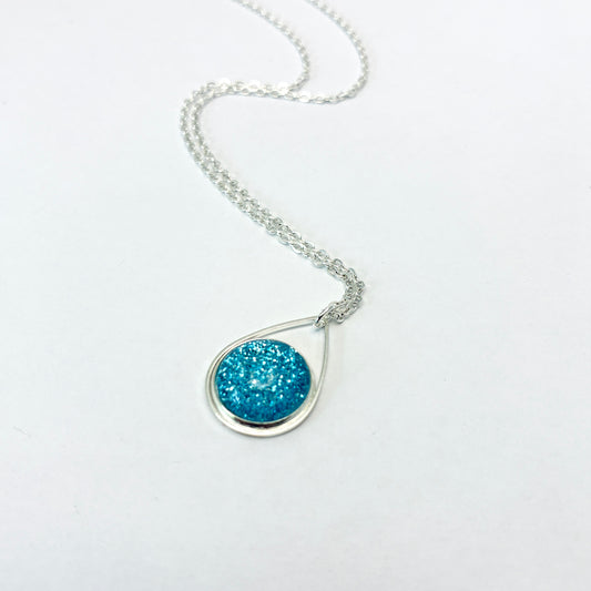 NEW!! Shimmer Teardrop Pendants - 9 Colors