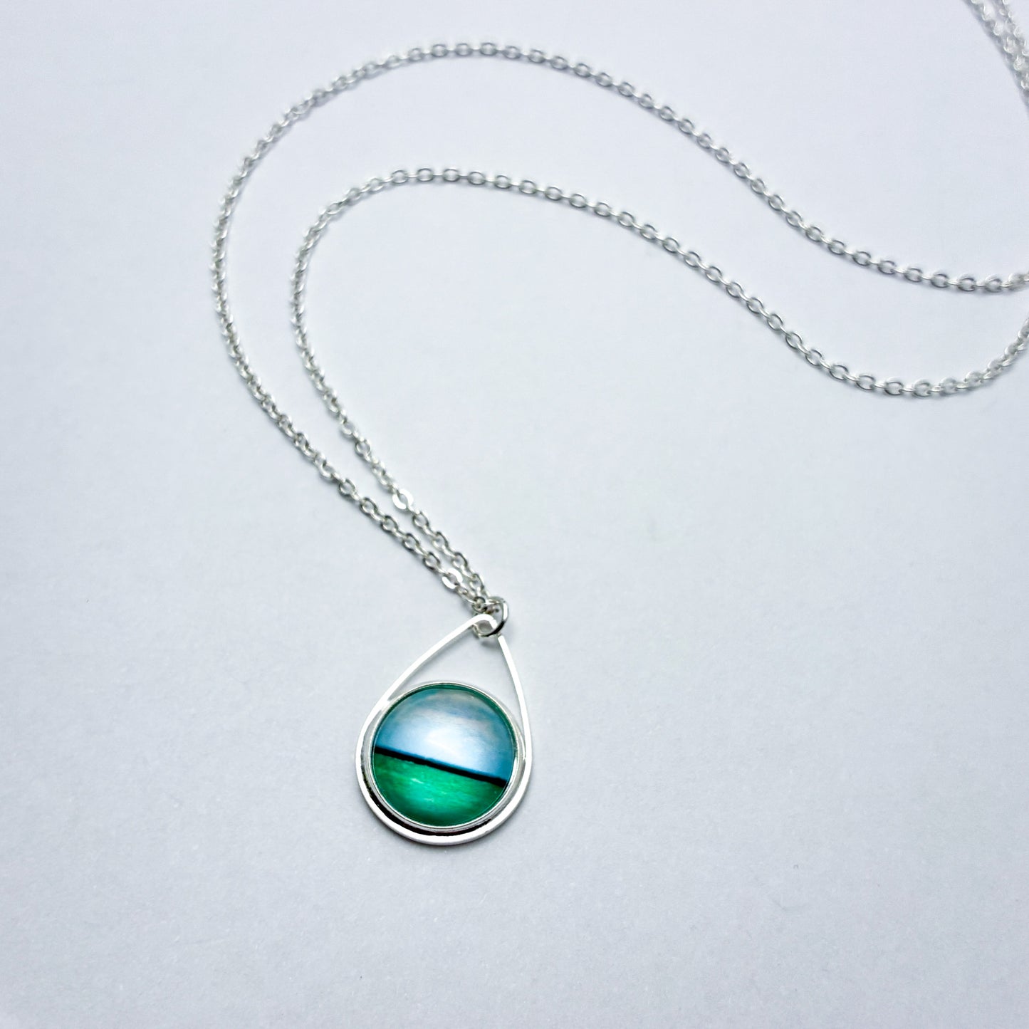 Teardrop Pendant - Horizon