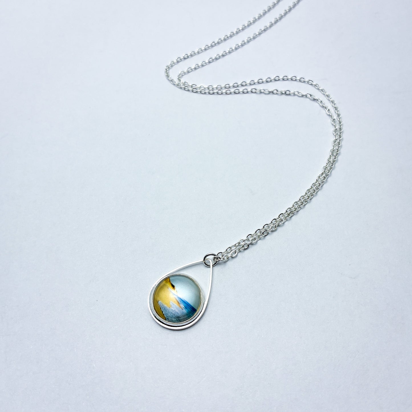 Teardrop Pendant - Golden Shore