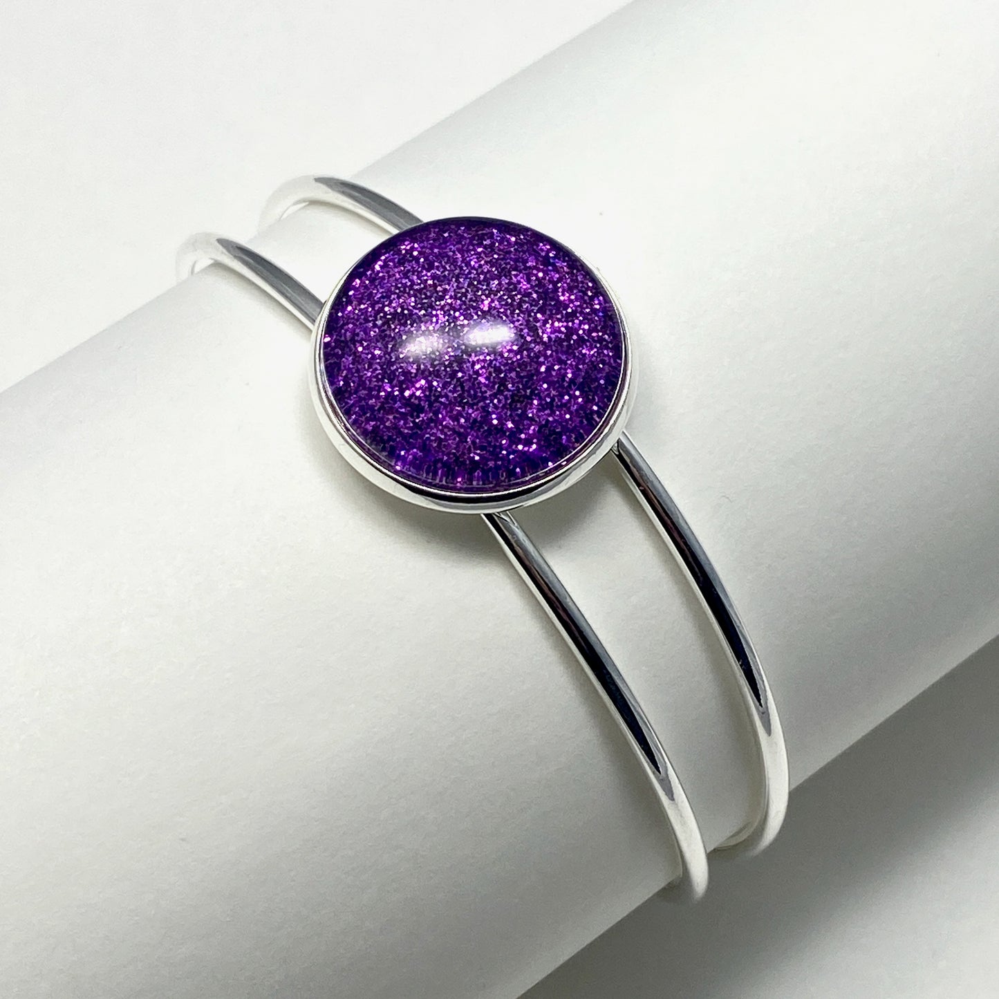 Shimmer Bangle Bracelets - 8 Colors