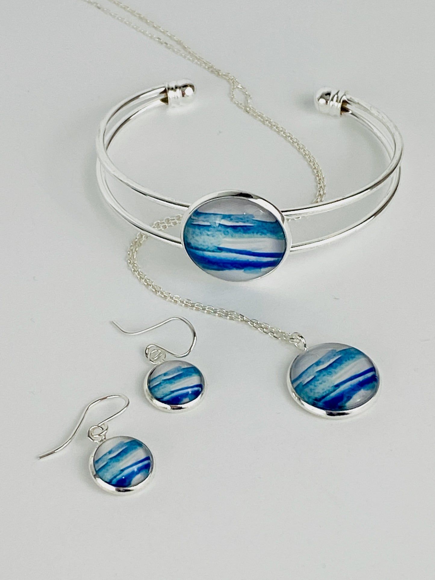 Blue Breeze - Drop Earrings