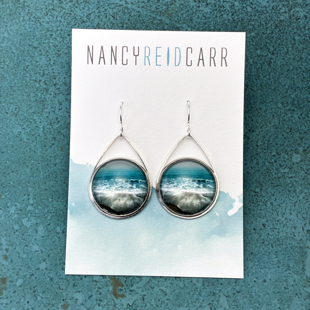 Aqua Sea Teardrop Earrings - 3 Styles!