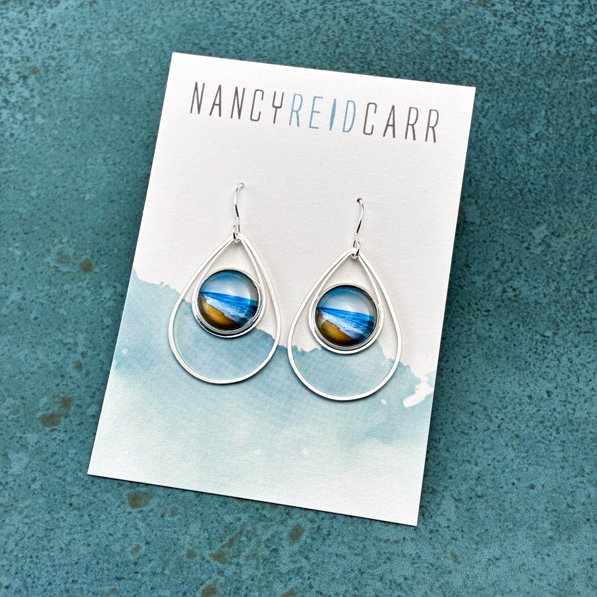 Serene Beach Teardrop Earrings - 3 Styles!