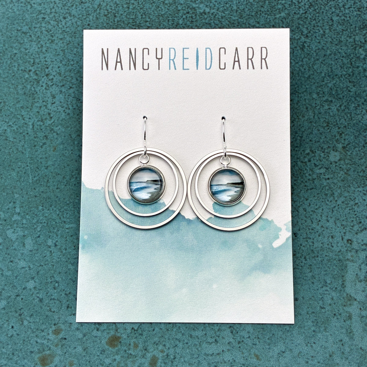 Silver Tide - Orbit Drop Earrings  - 3 Styles