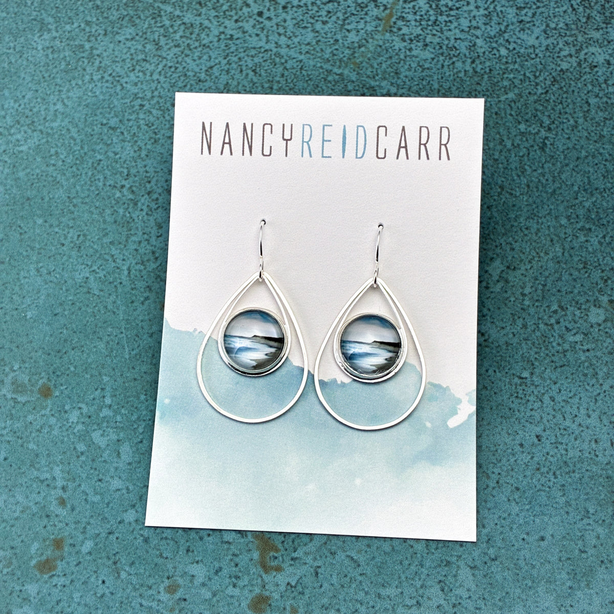 Silver Tide Teardrop Earrings - 3 Styles!