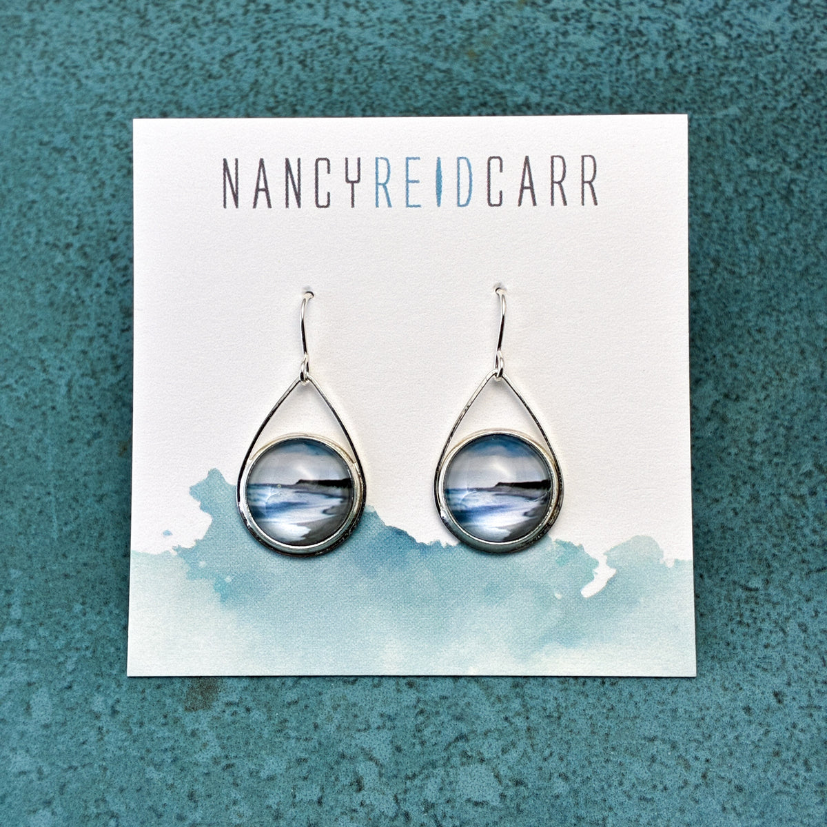 Silver Tide Teardrop Earrings - 3 Styles!
