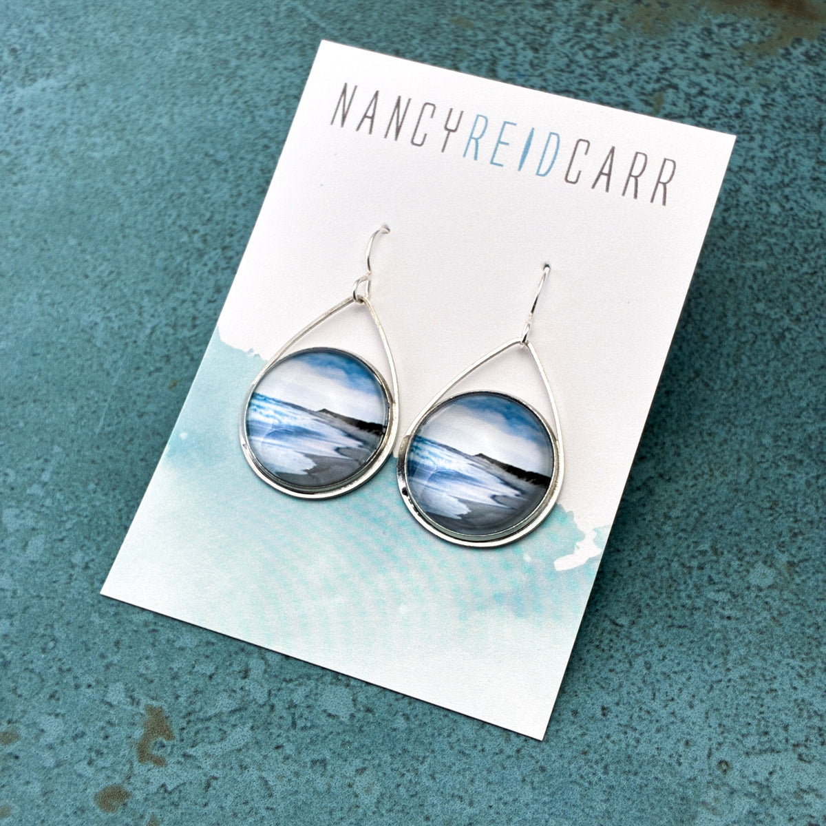 Silver Tide Teardrop Earrings - 3 Styles!