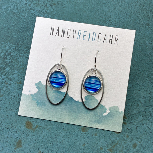Calm Waters - Orbit Drop Earrings  - 3 Styles