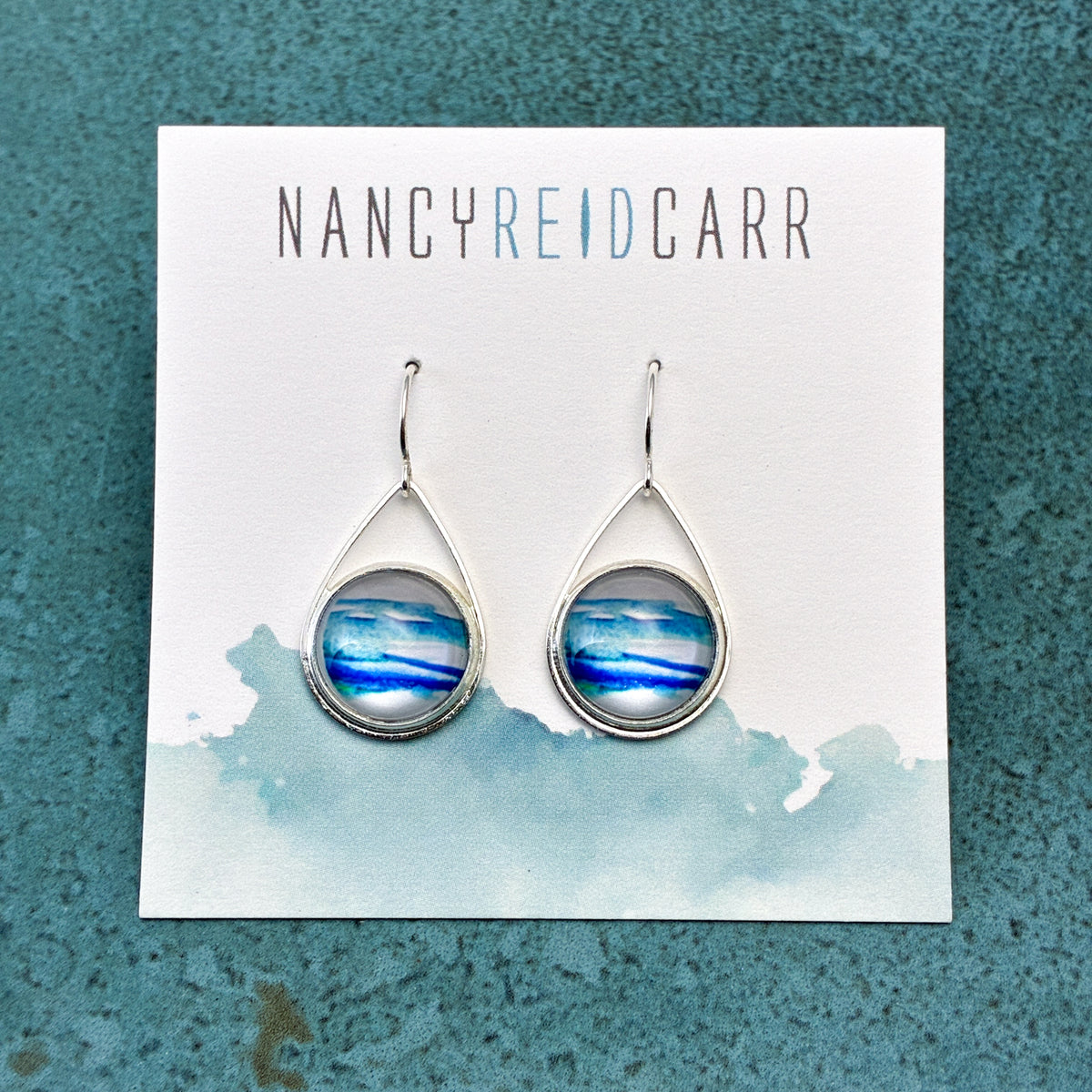 Blue Breeze Teardrop Earrings - 3 Styles!