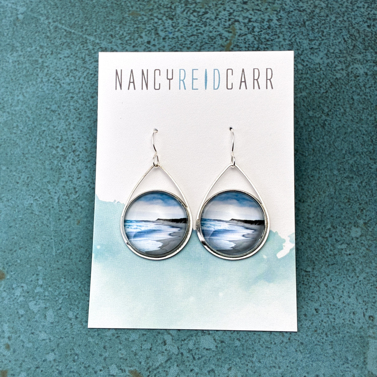 Silver Tide Teardrop Earrings - 3 Styles!