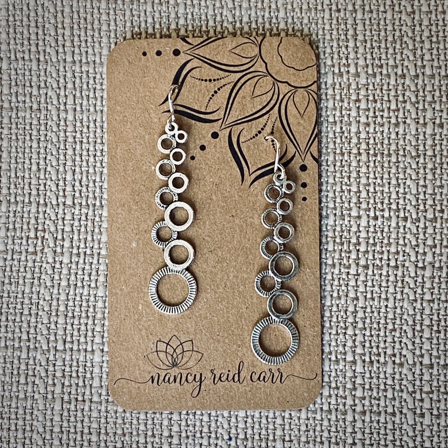 Modern Boho Collection - Metal Statement Dangle Earrings