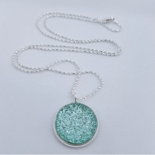 Shimmer Aqua Necklace