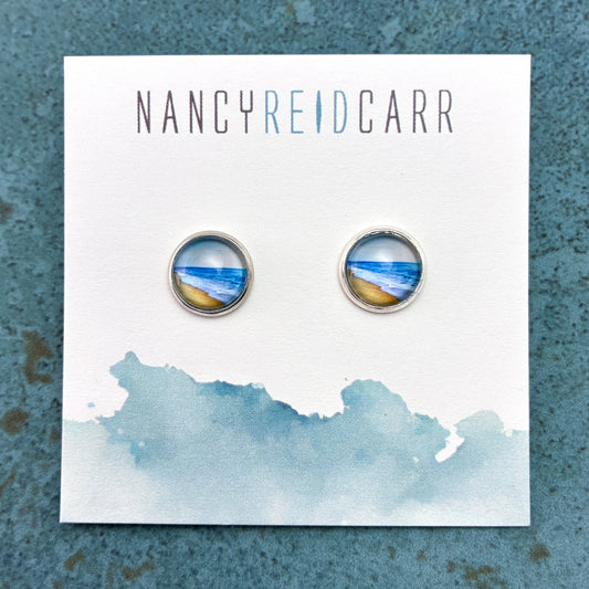 Serene Beach -  Post Earring